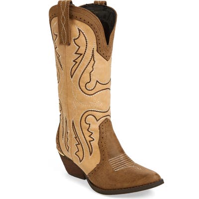 Very Volatile Buckboard Western Boot, Brown