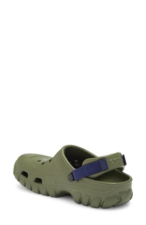 Crocs Offroad Sport Clog In Army Green/navy
