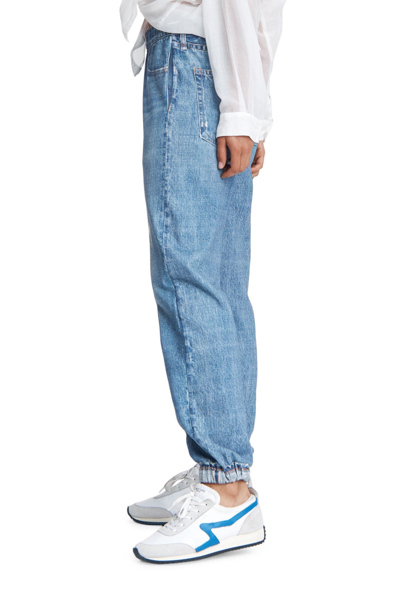 rag and bone faux jean joggers