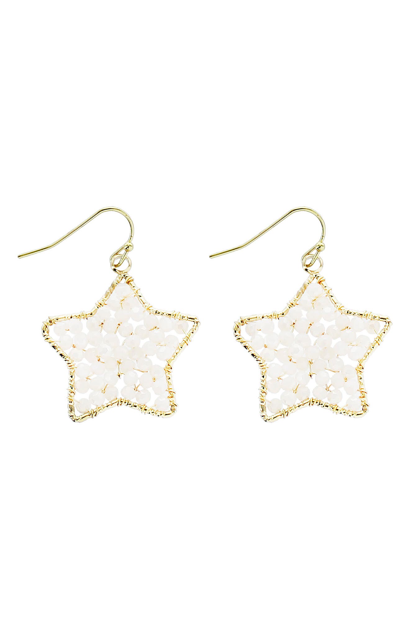 monki star earrings