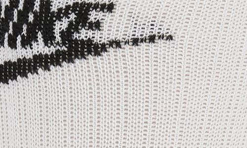 Nike Sportswear Everyday Essential Assorted 3-pack Crew Socks In White/black