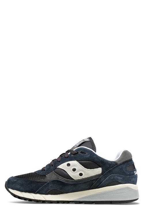 Shop Saucony Shadow 6000 Essential Sneaker In Navy/grey