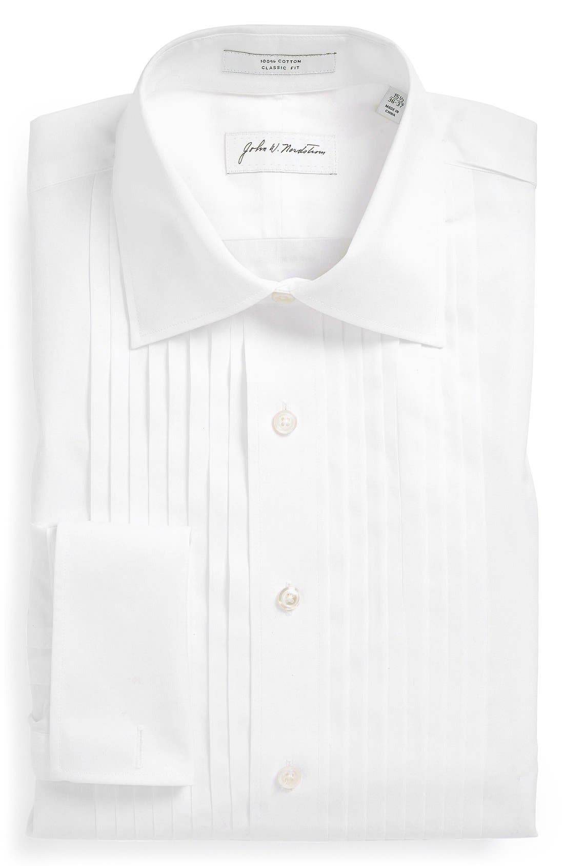John W. Nordstrom® Classic Fit French Cuff Tuxedo Shirt Nordstrom