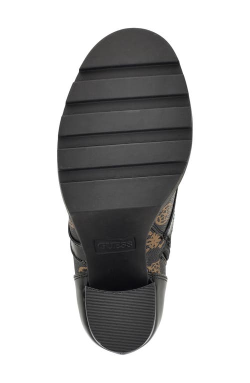 Guess Neadyn Lace-up Bootie In Black 2