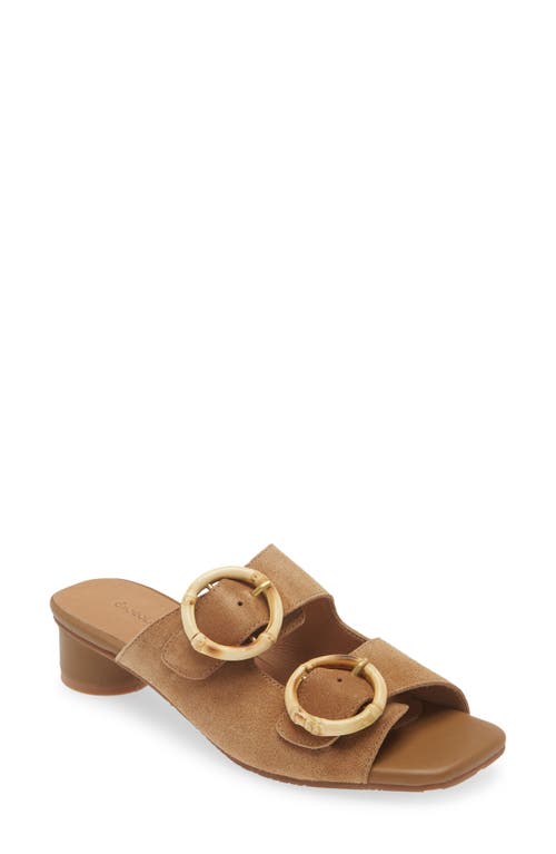 Chocolat Blu Eliza Sandal Camel Suede at Nordstrom,