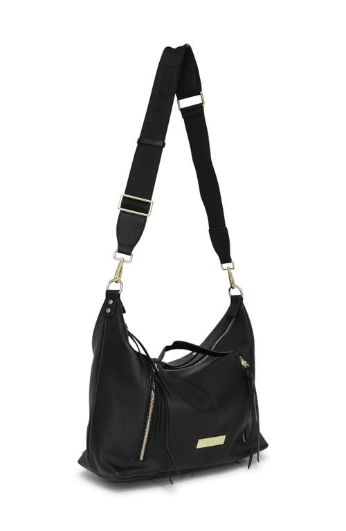 Shop Belle & Bloom For Your Love Zip Front Handbag In Black