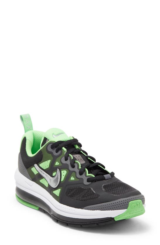 Nike Kids' Air Max Dna Shoe In Black/ Chrome/ Iron Grey