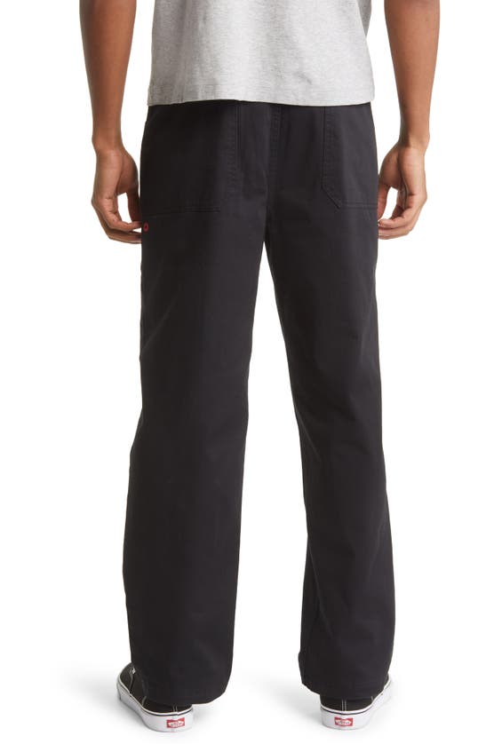 Shop Imperfects Utility Organic Cotton Chino Pants In Jet Black
