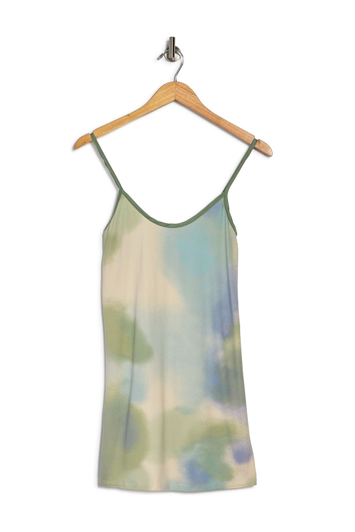 Cozy Rozy Sunkissed Printed Chemise In Mint