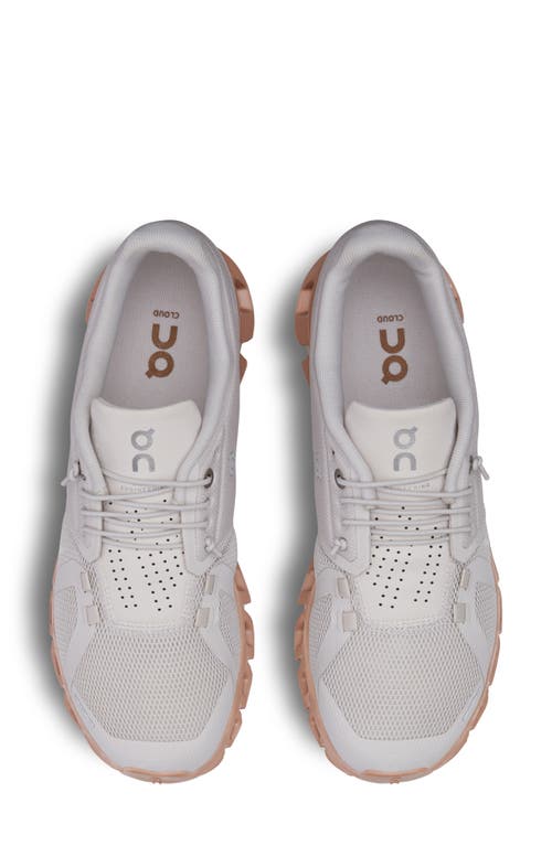 Shop On Cloud 5 Running Shoe In Sand/rosebrown