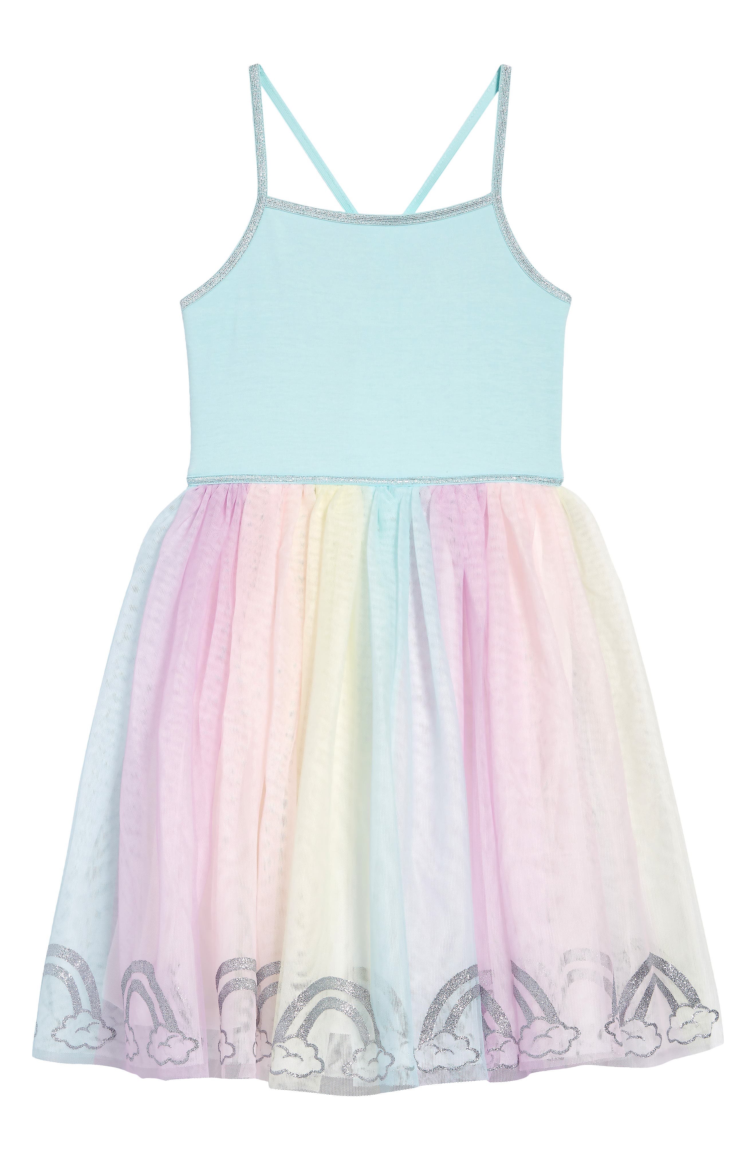 rainbow gown for kids