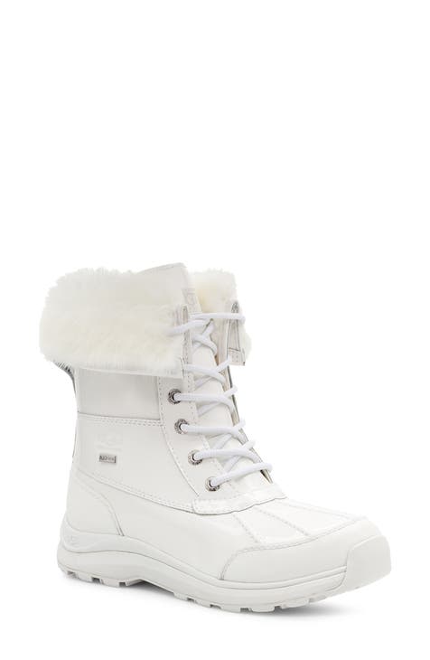 Ladies Intrepid Short Snow Boots In White