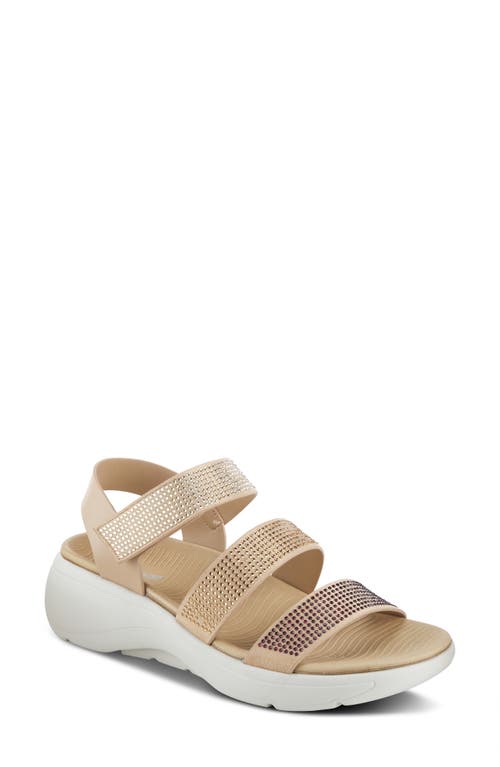 Shop Flexus By Spring Step Jazzy Sandal In Beige