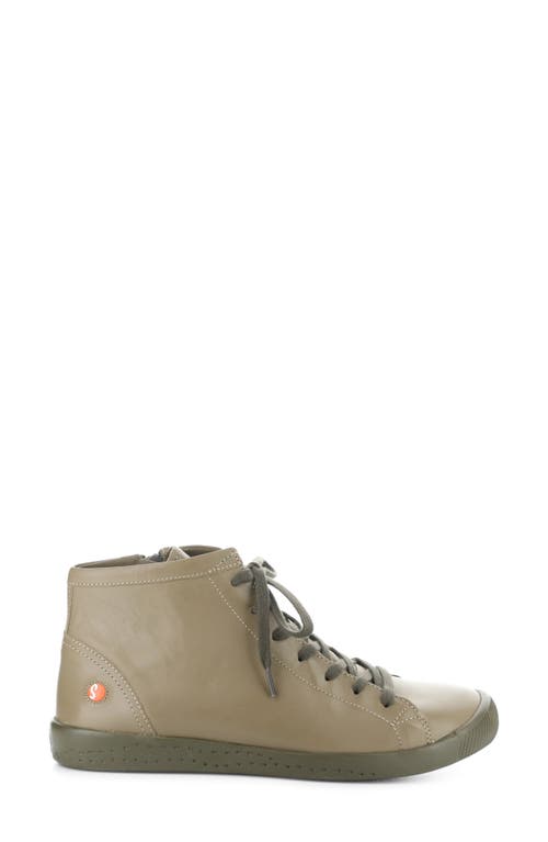 Softinos By Fly London Ibbi Lace-up Sneaker In 030 Sludge Supple Le