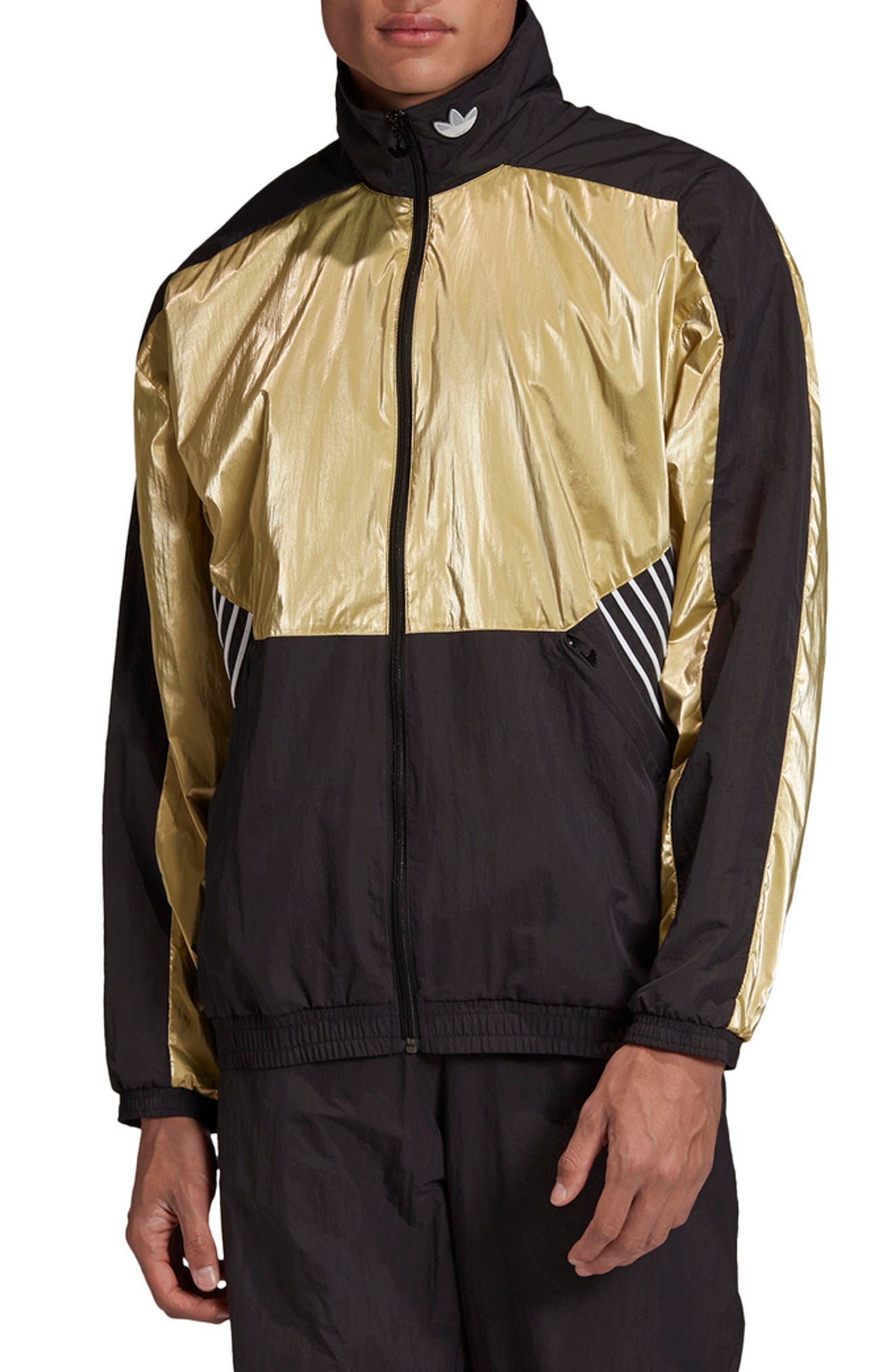 adidas metallic jacket