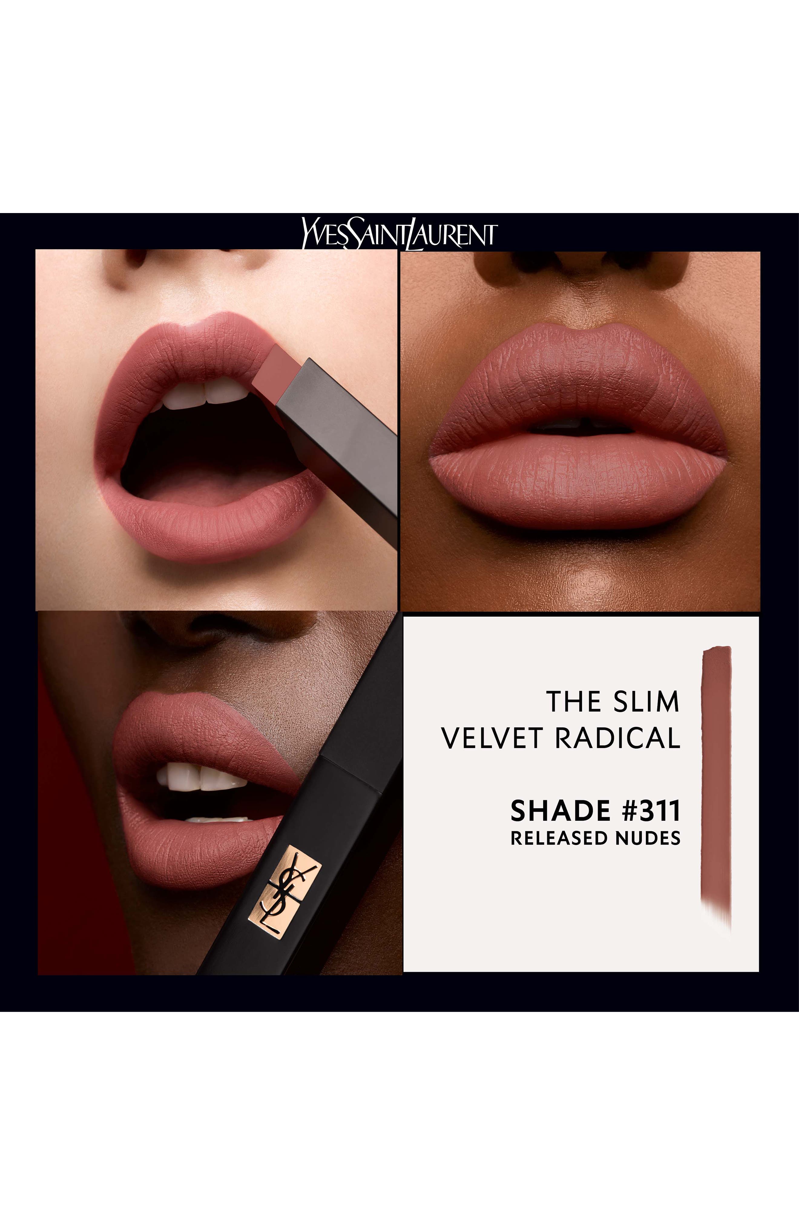 ysl slim velvet radical matte lipstick swatches