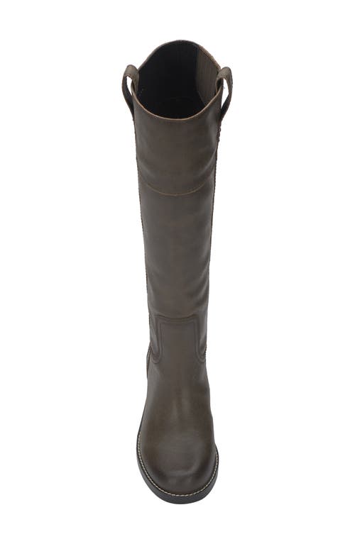 Shop Lucky Brand Hybiscus Knee High Boot In Dark Chocolate