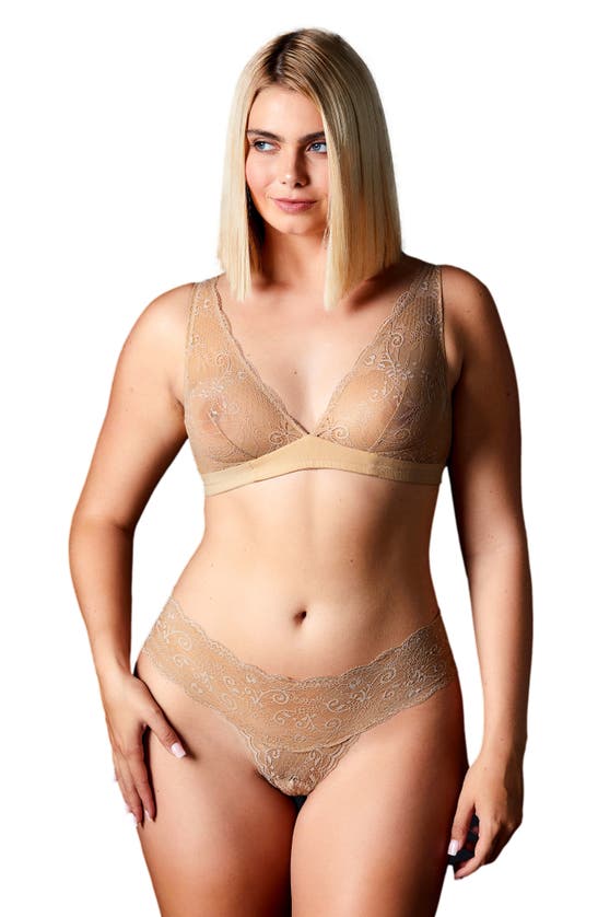 JOURNELLE JOURNELLE SAPNA MID RISE LACE THONG