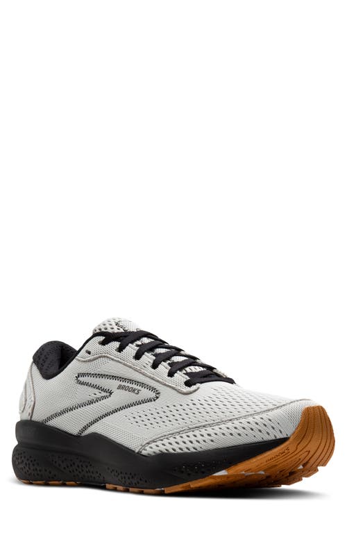 Shop Brooks Ghost 16 Running Shoe In Oyster/black/alloy