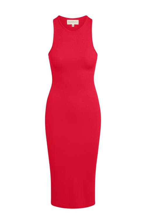 Shop The Standard Stitch The Racerback Midi Dress In Red