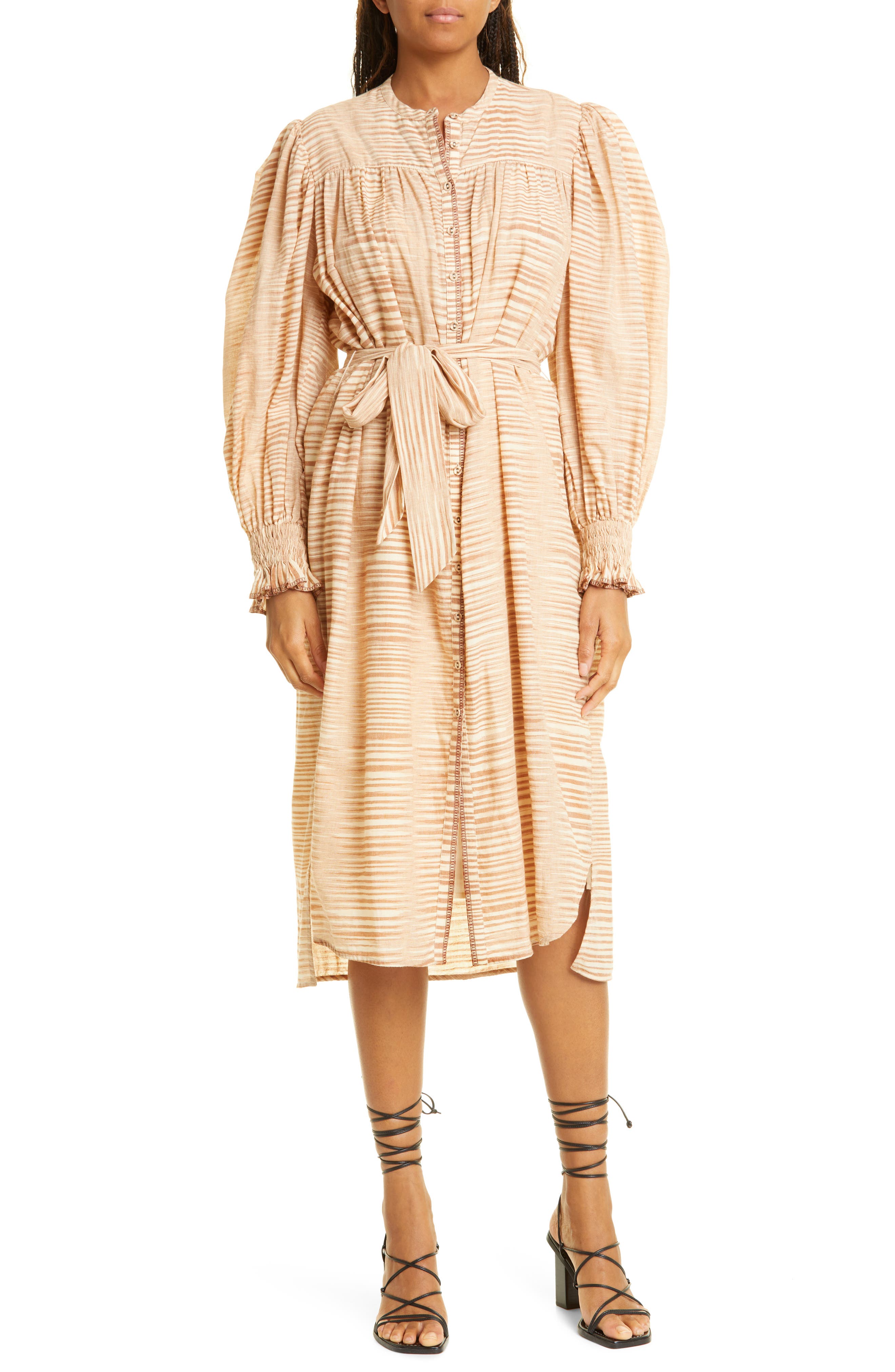 Ulla Johnson Fiora Ruffle Midi Dress 