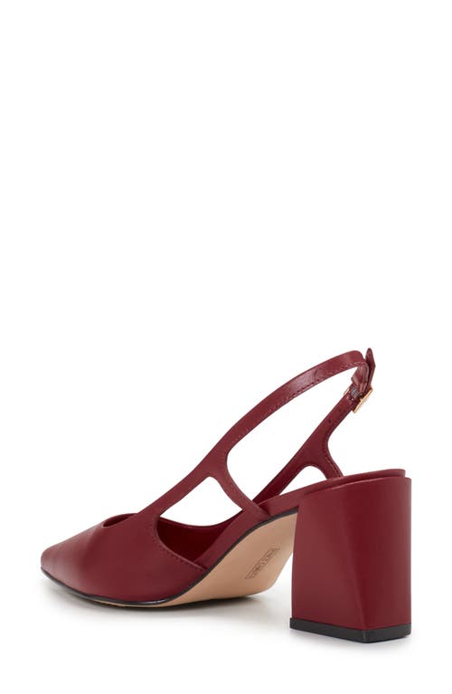 Vince Camuto Sindree Slingback Pointed Toe Pump In Barlo Red