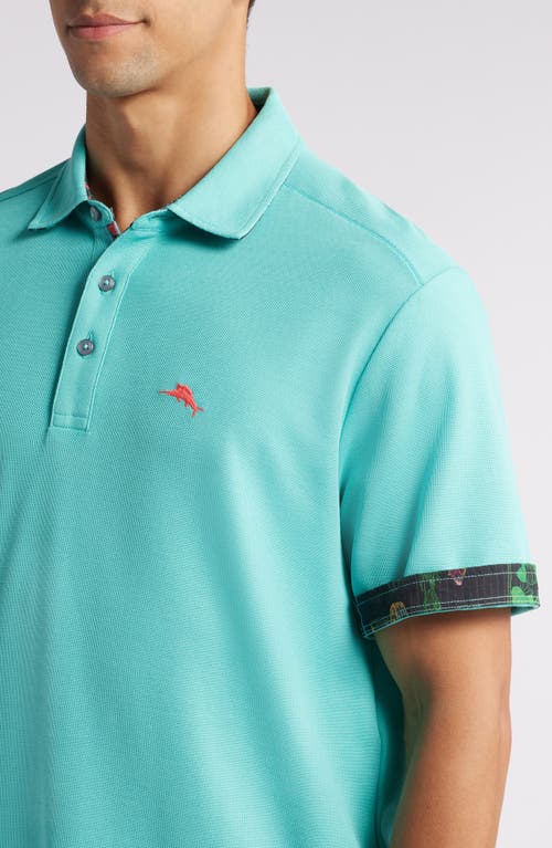 Shop Tommy Bahama Neon Shores Five O'clock Polo In Blue Freeze