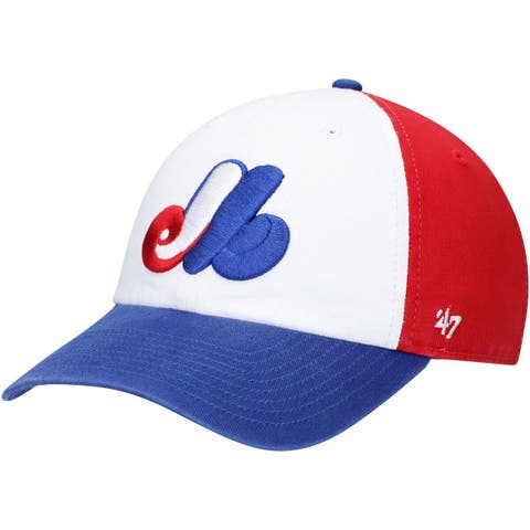 Majestic Montreal Expos White/Royal Cooperstown Collection Cool Base  Replica Team Jersey