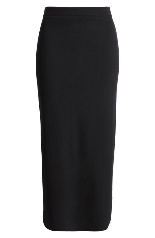 Shop Open Edit Luxe Sculpt Maxi Skirt In Black