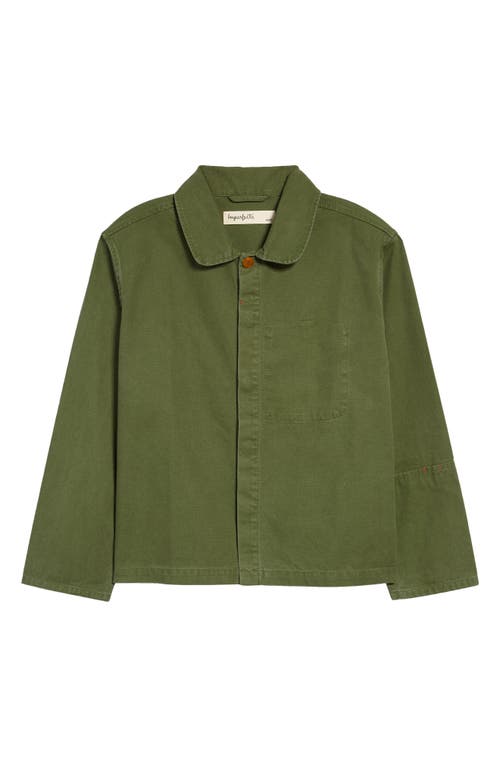 Imperfects Organic Cotton Chef's Shirt in Fatigue