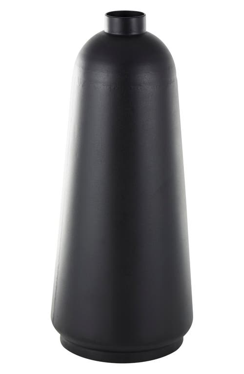 VIVIAN LUNE HOME VIVIAN LUNE HOME BLACK METAL VASE