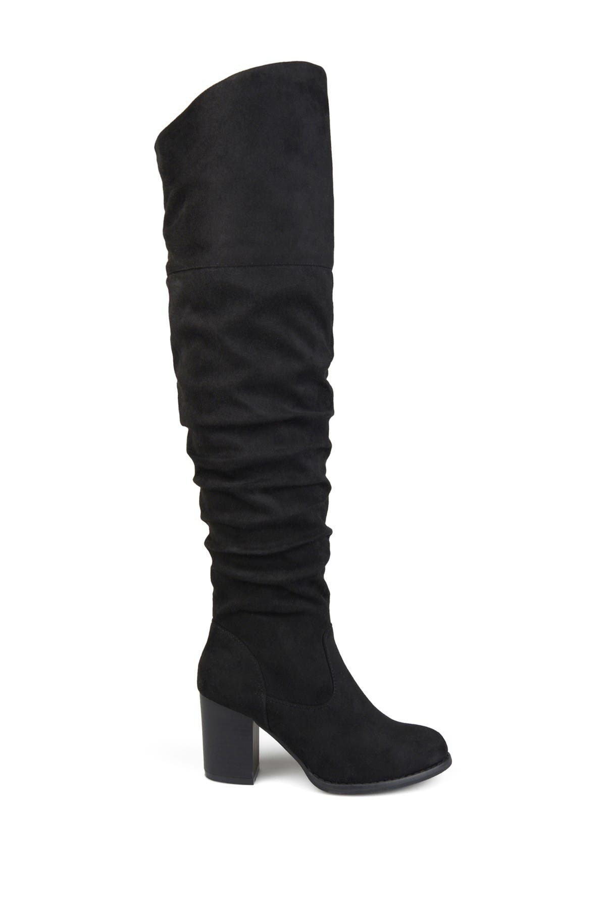 tall over the knee leather boots