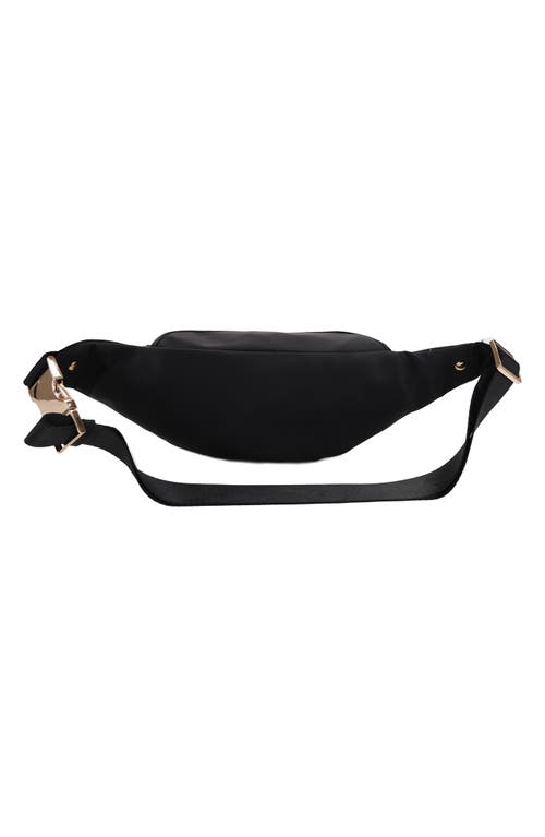 Mali + Lili Mila Nylon Belt Bag In Black