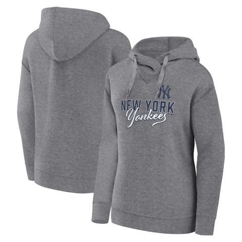 Men's Fanatics Branded Navy New York Yankees Splatter Logo Pullover Hoodie