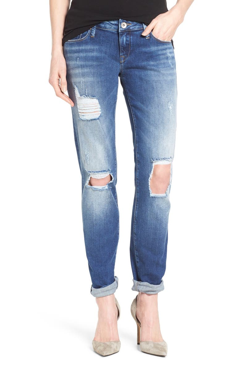 Mavi Jeans 'Emma' Ripped Knee Boyfriend Slim Jeans (Vintage) | Nordstrom