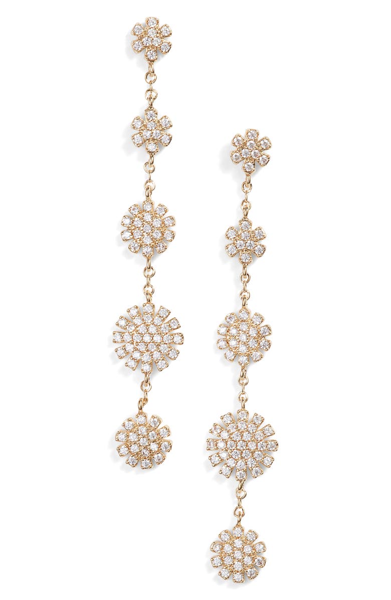 NORDSTROM Pavé Starburst Drop Earrings, Main, color, 710