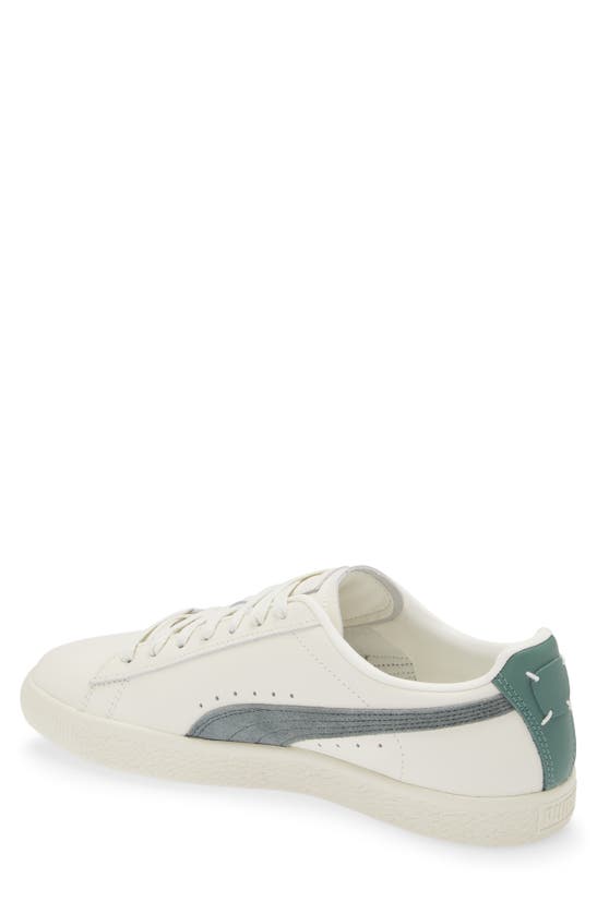 Shop Puma Clyde Sneaker In Warm White-gray-eucalyptus