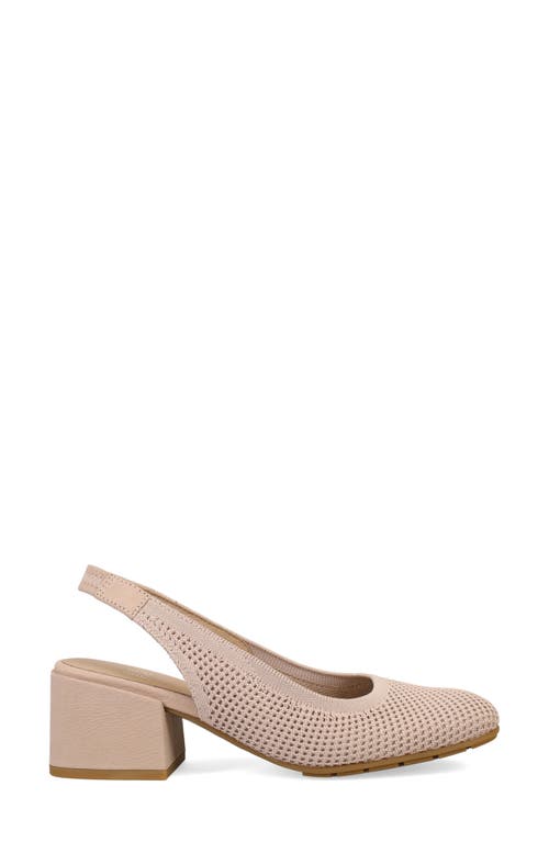 Shop Eileen Fisher Yarn Knit Slingback Pump In Blush