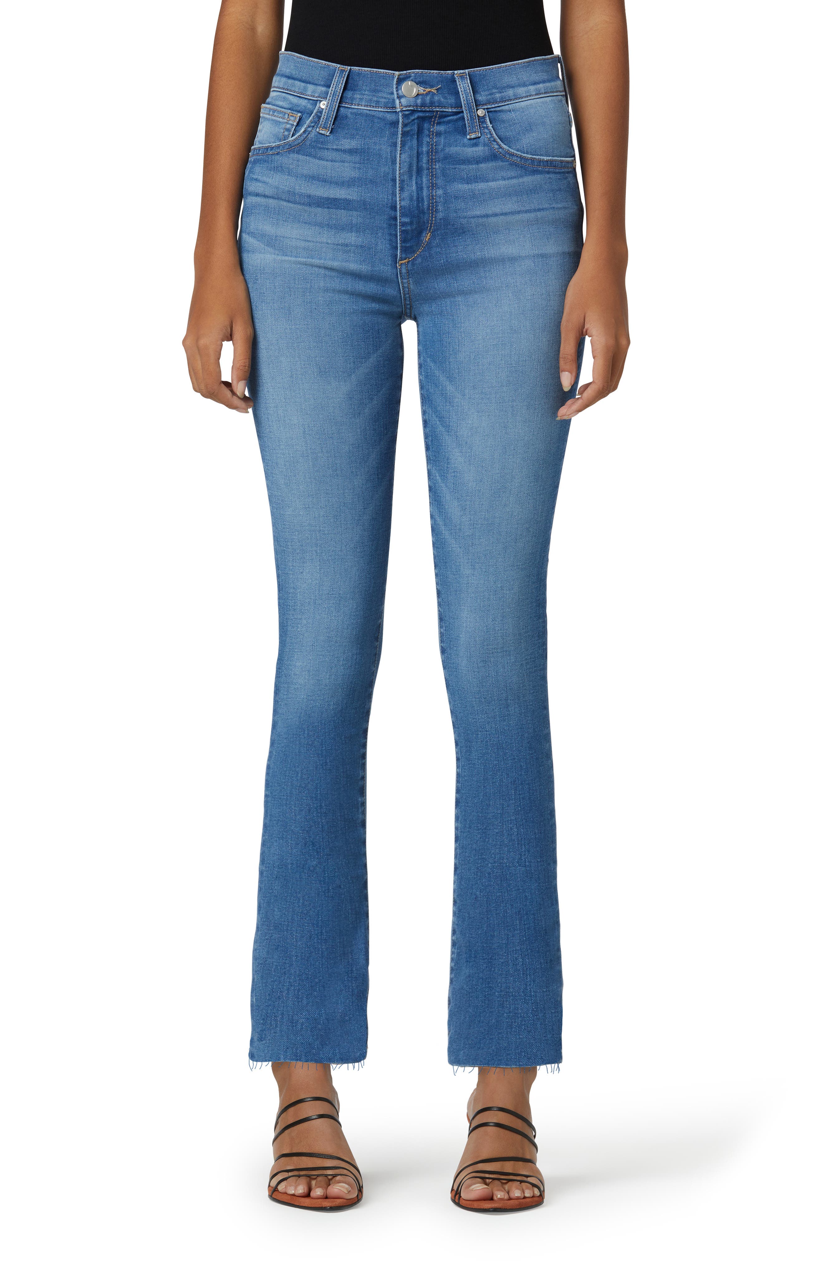 Joe's JOES Mid Rise Crop Boot Cut Jeans 