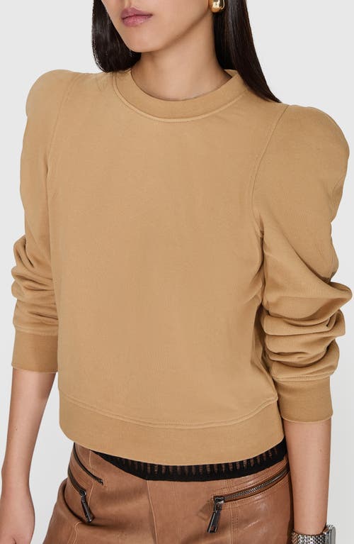 Rebecca Minkoff Jade Sculpted Sweatshirt In Oat