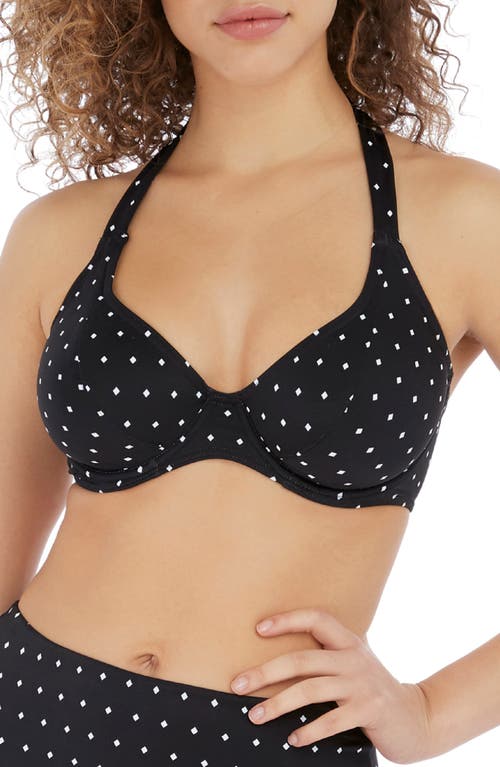 Freya Jewel Cove Underwire Banded Halter Bikini Top at Nordstrom,