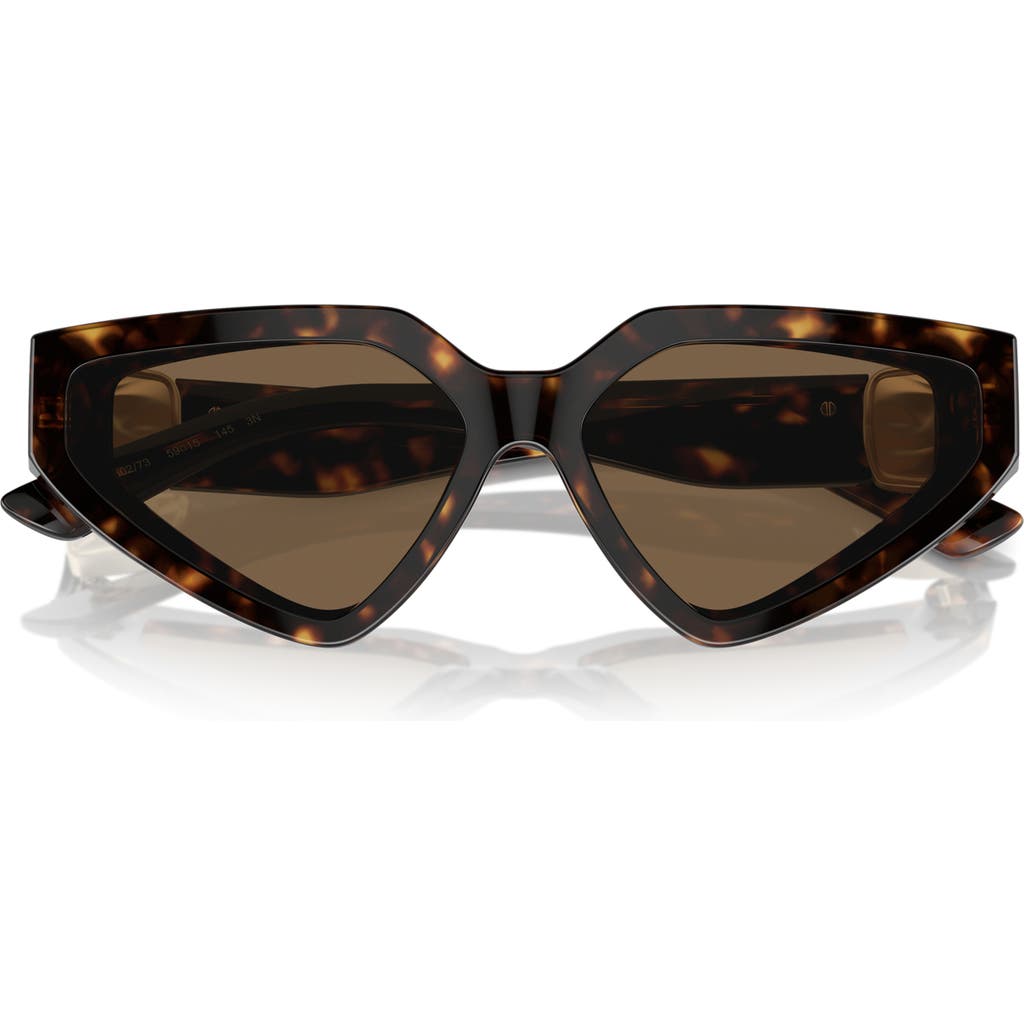 Dolce & Gabbana Dolce&gabbana 59mm Butterfly Sunglasses In Gray