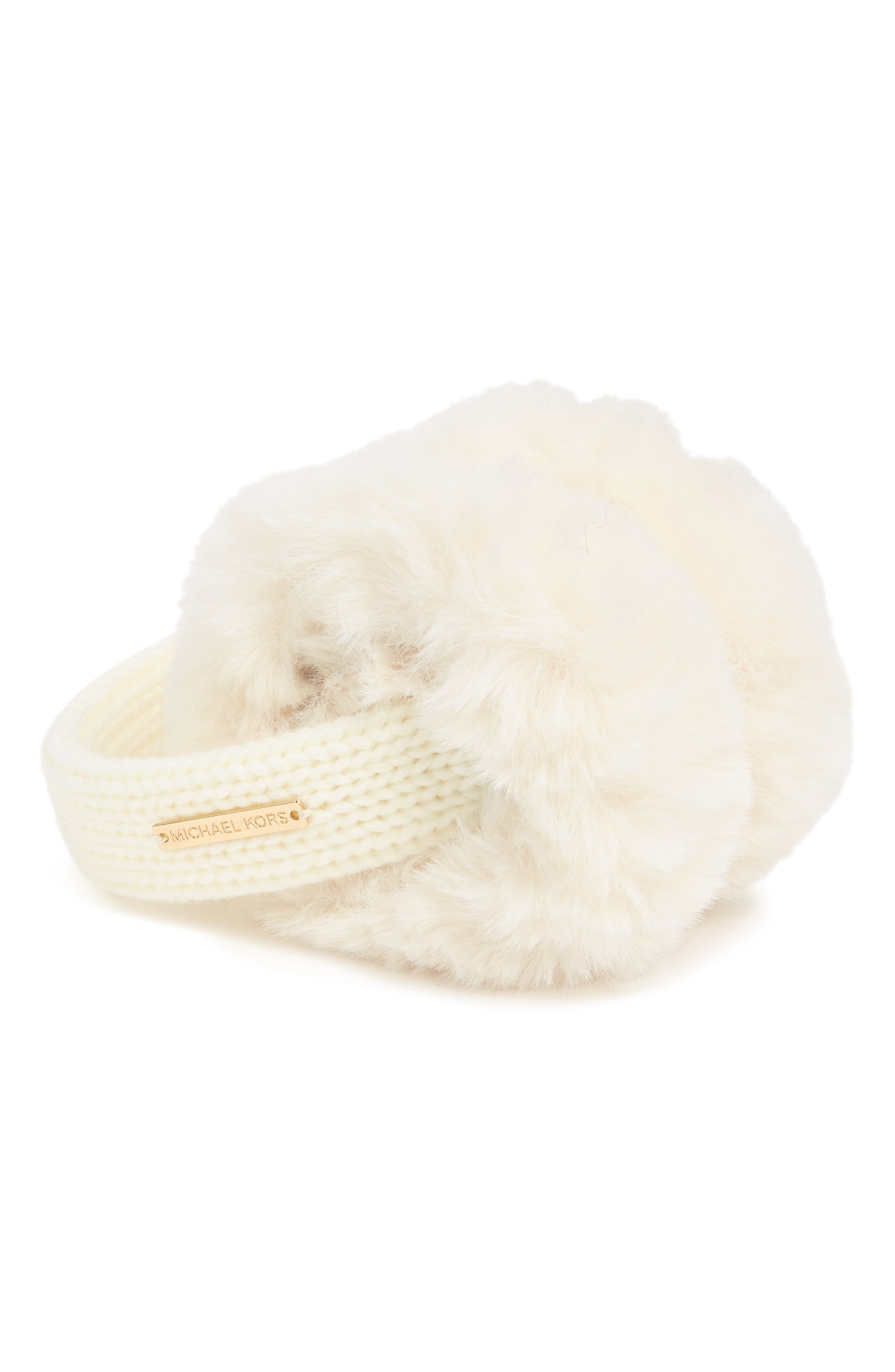 Michael Kors Faux Fur Earmuffs 