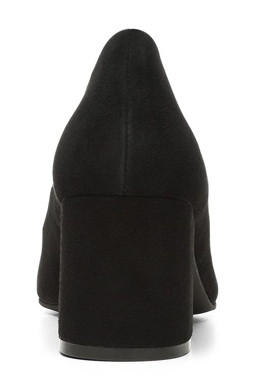 Nydj Solimar Block Heel Pointed Toe Pump In Black
