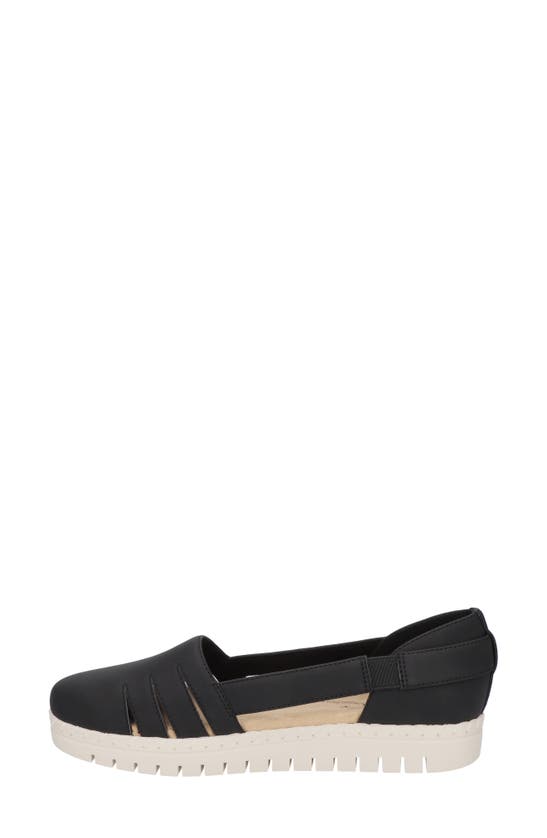 Shop Easy Street Bugsy Platform Sandal In Black