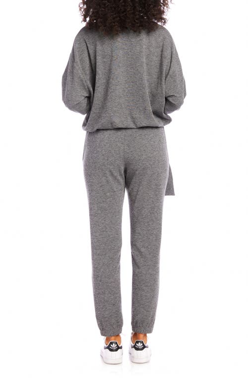 Shop Karen Kane Side Tie Knit Top In Heather