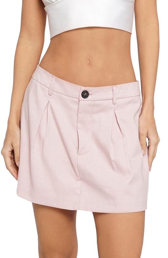 Shop Know One Cares Pleated Front Skort In Pink