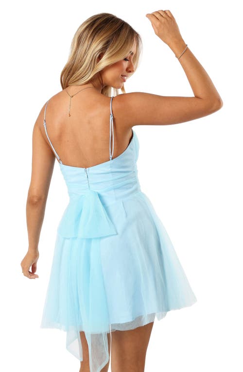 Petal And Pup Petal & Pup Kienna Tulle Minidress In Blue