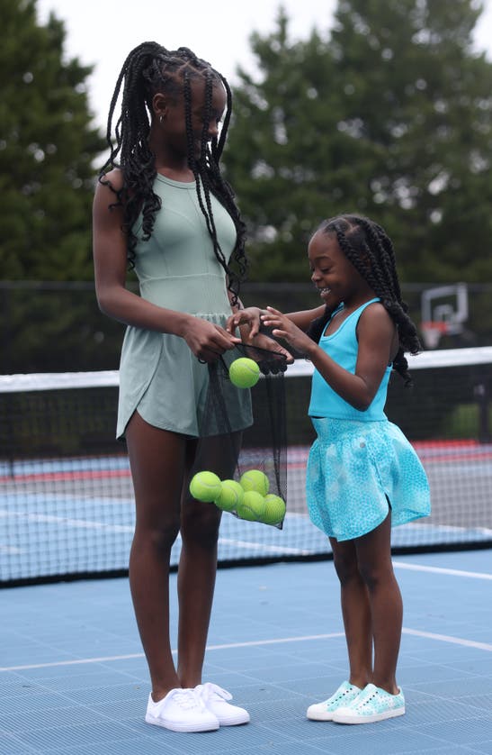 Shop Zella Girl Kids' On Your Mark Shorts In Teal Scuba