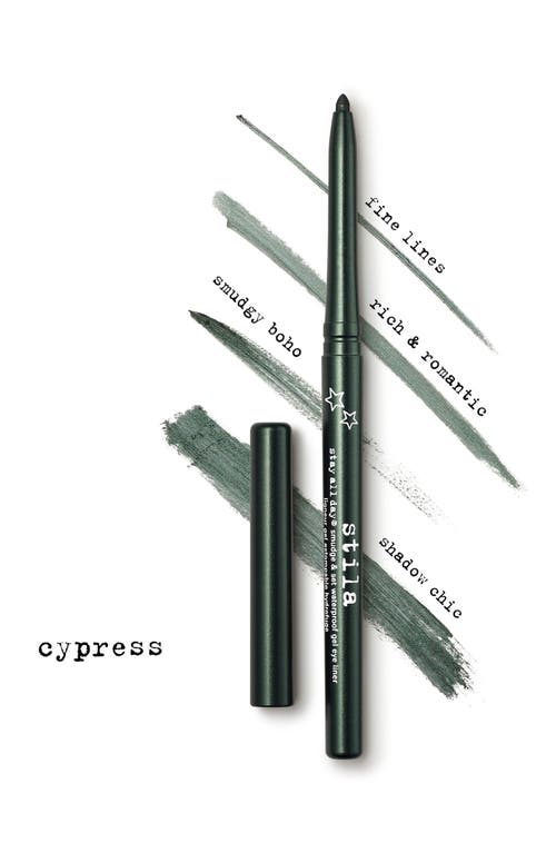 Shop Stila Stay All Day® Smuge & Set Waterproof Gel Eyeliner In Cypress